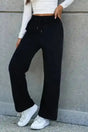 Thermal Pants Black / S / 50%Polyester+50%Cotton EasyTone Fleece Lined Trousers - Black