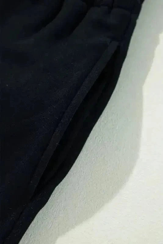 Thermal Pants EasyTone Fleece Lined Trousers - Black