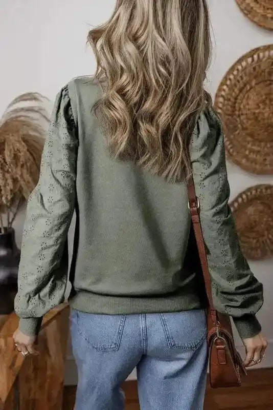 Tops/Sweatshirts & Hoodies Textured Harmony Sweatshirt