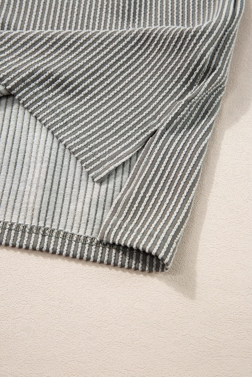 Tops/Tops & Tees Summer Knit Exposed Stitching T-shirt