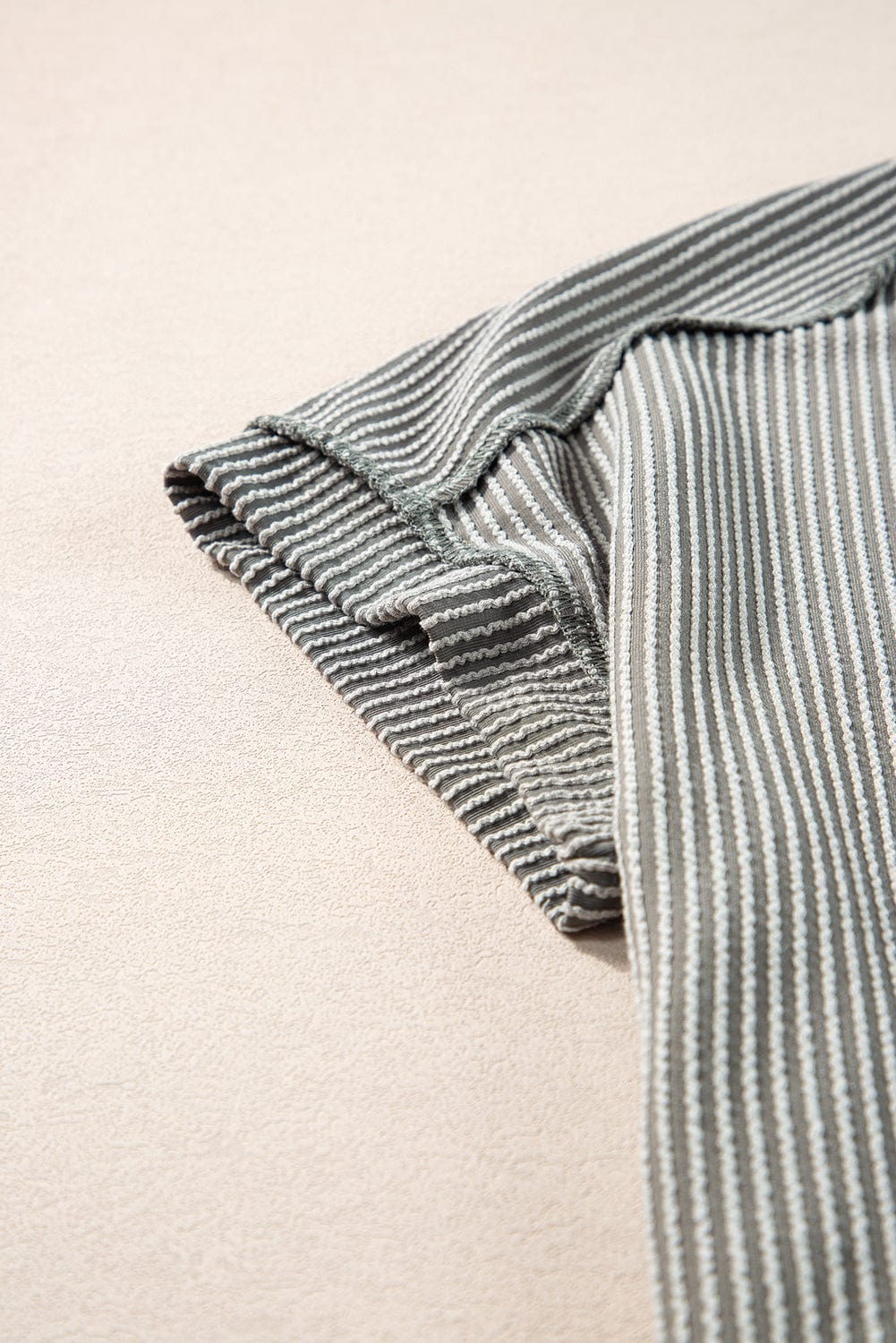Tops/Tops & Tees Summer Knit Exposed Stitching T-shirt