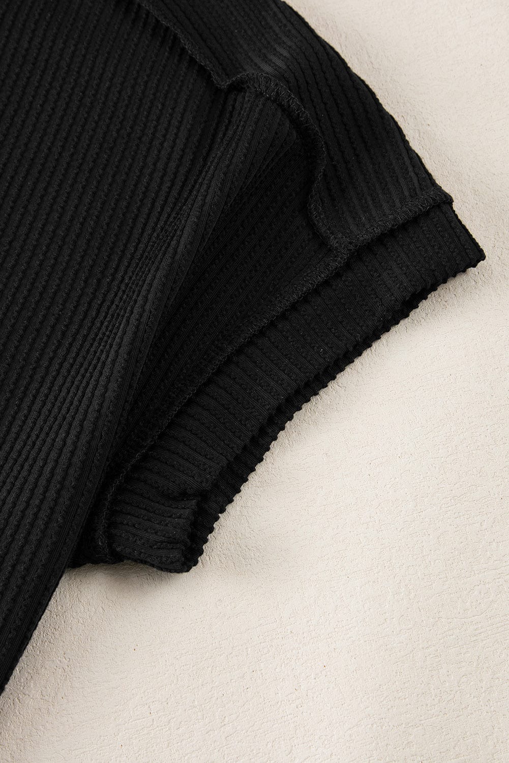Tops/Tops & Tees Summer Knit Exposed Stitching T-shirt