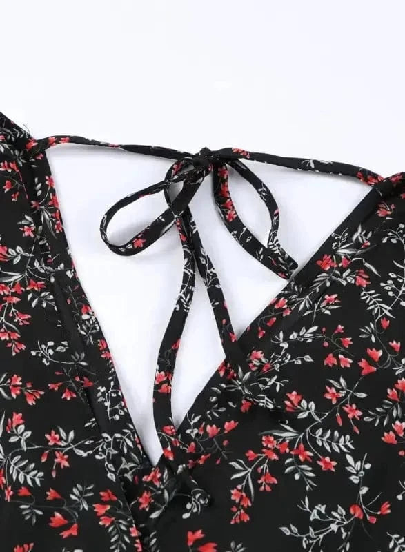 Two Piece Dresses Floral Fantasy Co-Ord - Crop Top & Maxi Skirt Set