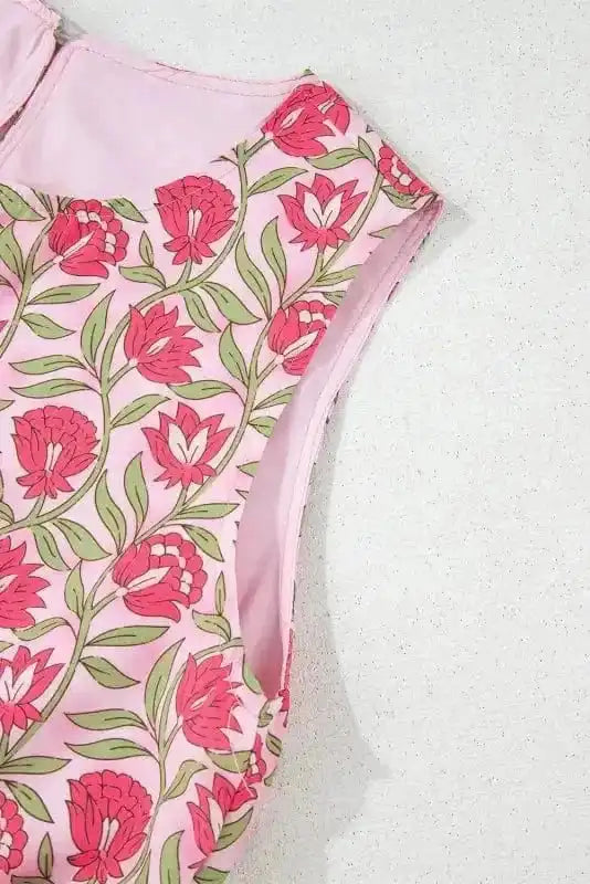 Two Piece Dresses Puffy Crop Top & Mini Skirt Set