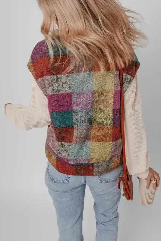 Vests Zip 'n' Plaid Casual Vest