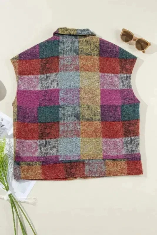 Vests Zip 'n' Plaid Casual Vest