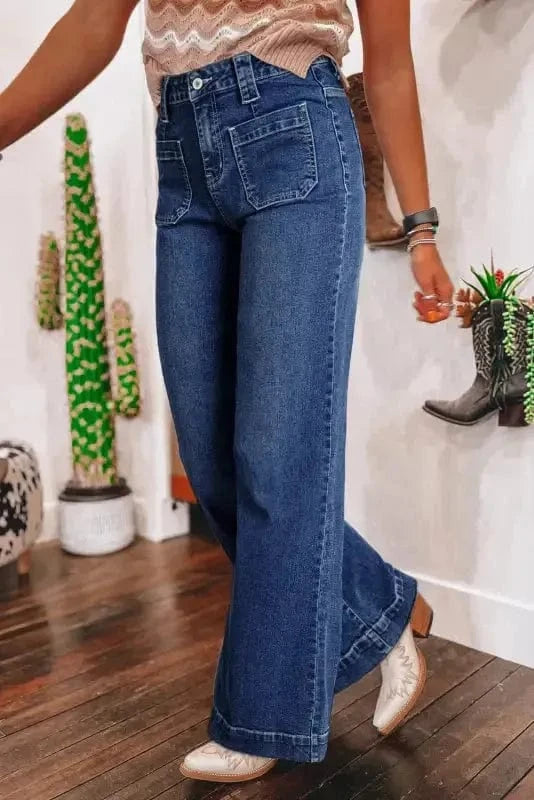 Wide Leg Jeans Nautical Breeze Wide-Cut Jeans