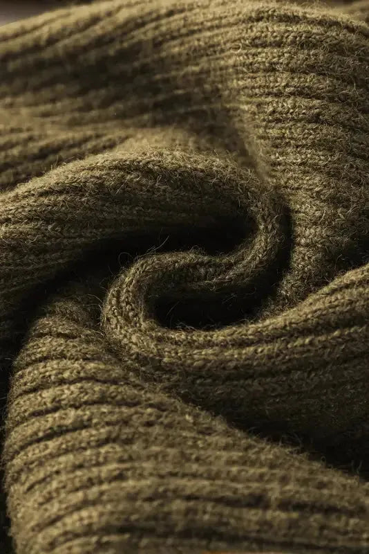 Gray V Neck Bodycon Sweater Dress - Fashionfitz