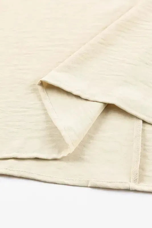 Green Smocked Wrist Shift Top - Fashionfitz