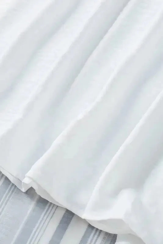 Green Smocked Wrist Shift Top - Fashionfitz