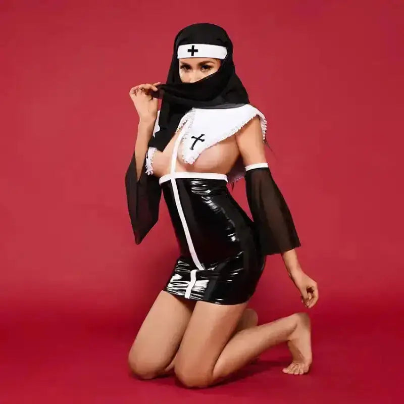 Halloween Sexy Nun Cosplay - Fashionfitz