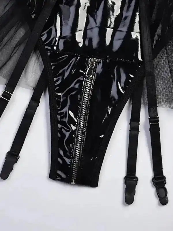 Hard To Get Spandex Cosplay Lingerie Set - Fashionfitz