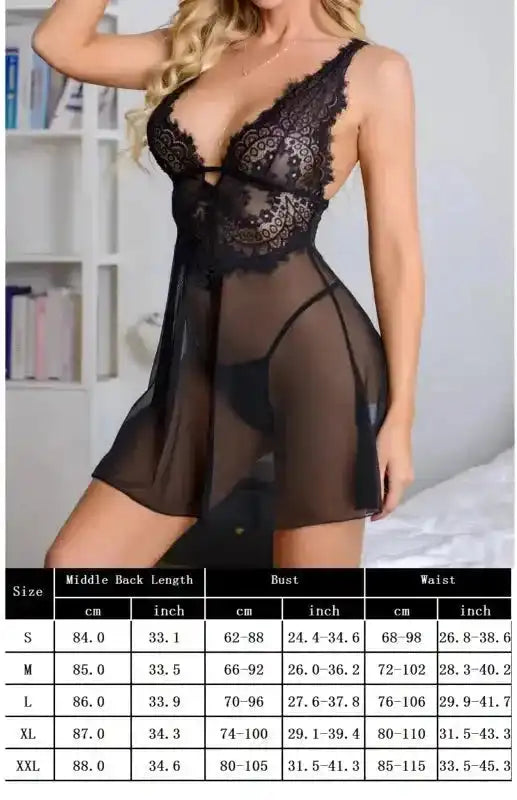 Hopes And Dreams Babydoll Lace Lingerie - Fashionfitz