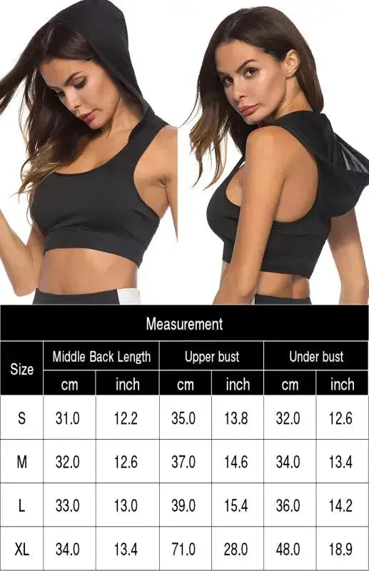 Incognito Hood Sports Bra - Fashionfitz
