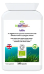 IoBio Organic Seaweed Blend — bladderwrack, organic seaweed and iodine-rich herbal formula, 60 vegan capsules, BioBodyBoost UK