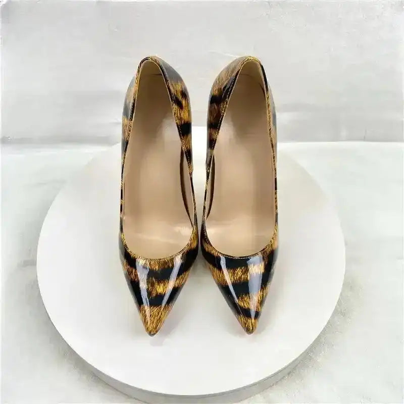 Leopard Pattern Women's High Heel Shoes - Fashionfitz