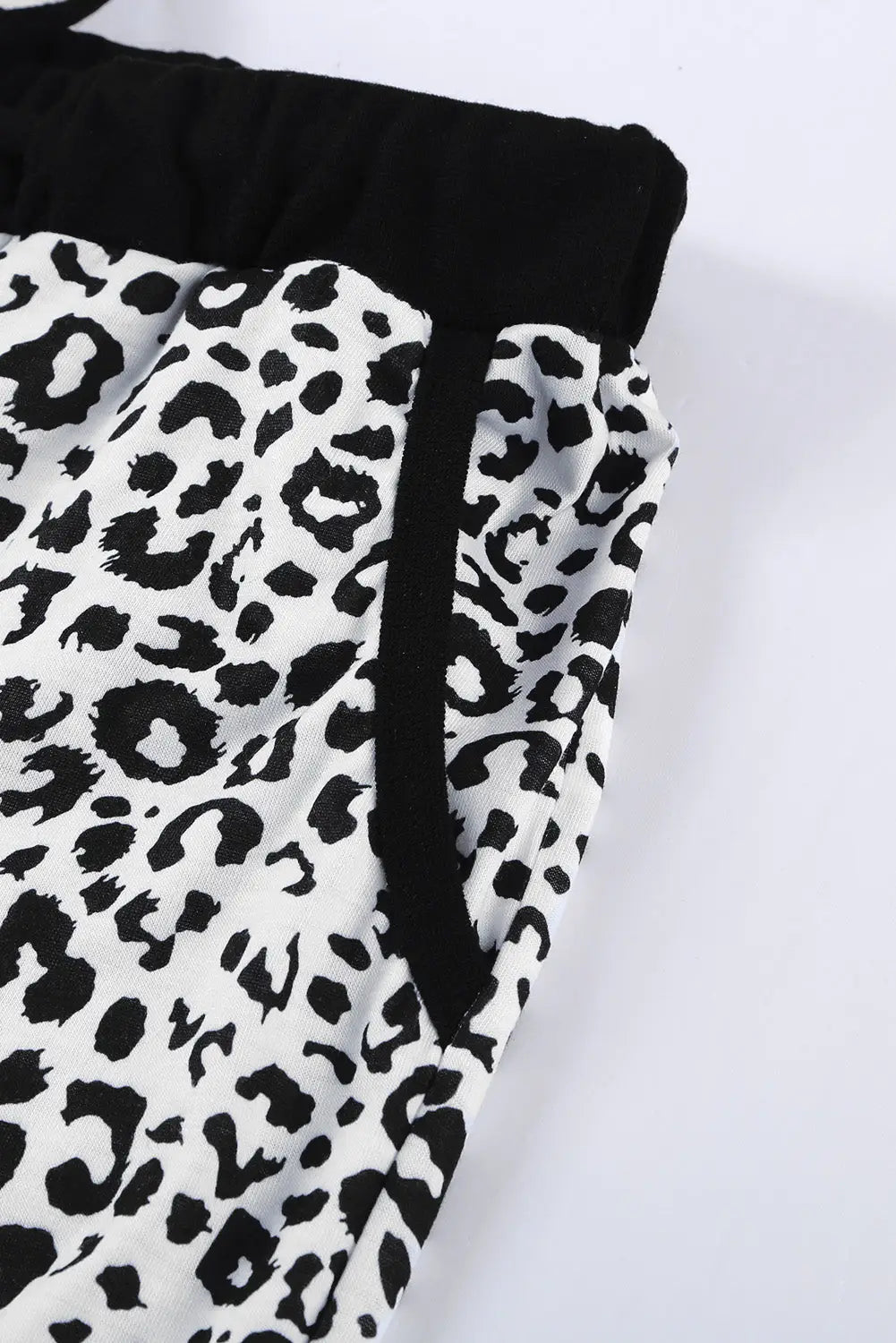 Leopard print lounge set - loungewear