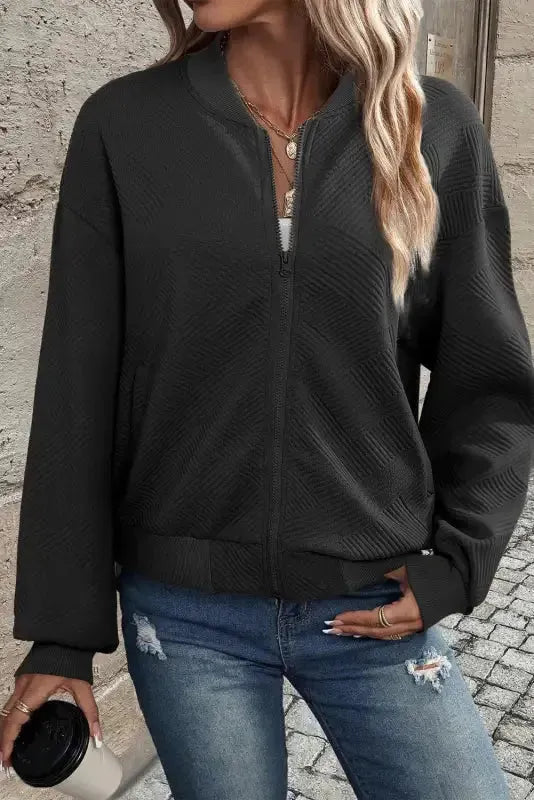 Matrix Zipp Bomber Jacket - Fashionfitz