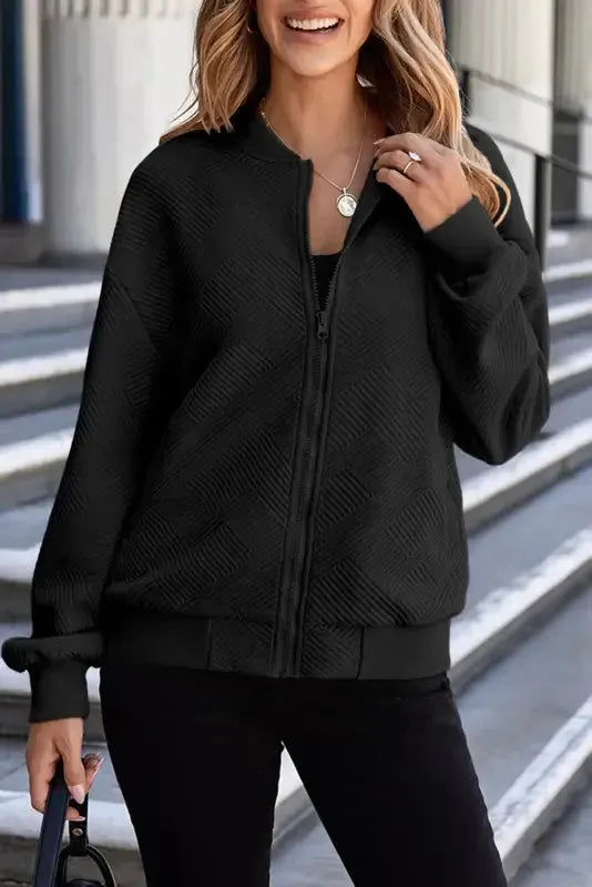 Matrix Zipp Bomber Jacket - Fashionfitz