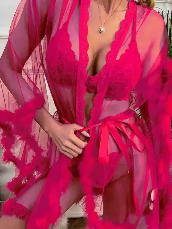 If Only Sheer Mesh Babydoll - Fashionfitz