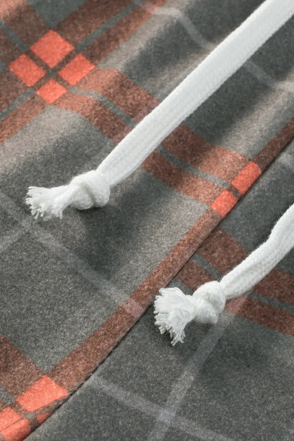 Plaid brushed 2pcs loungewear set