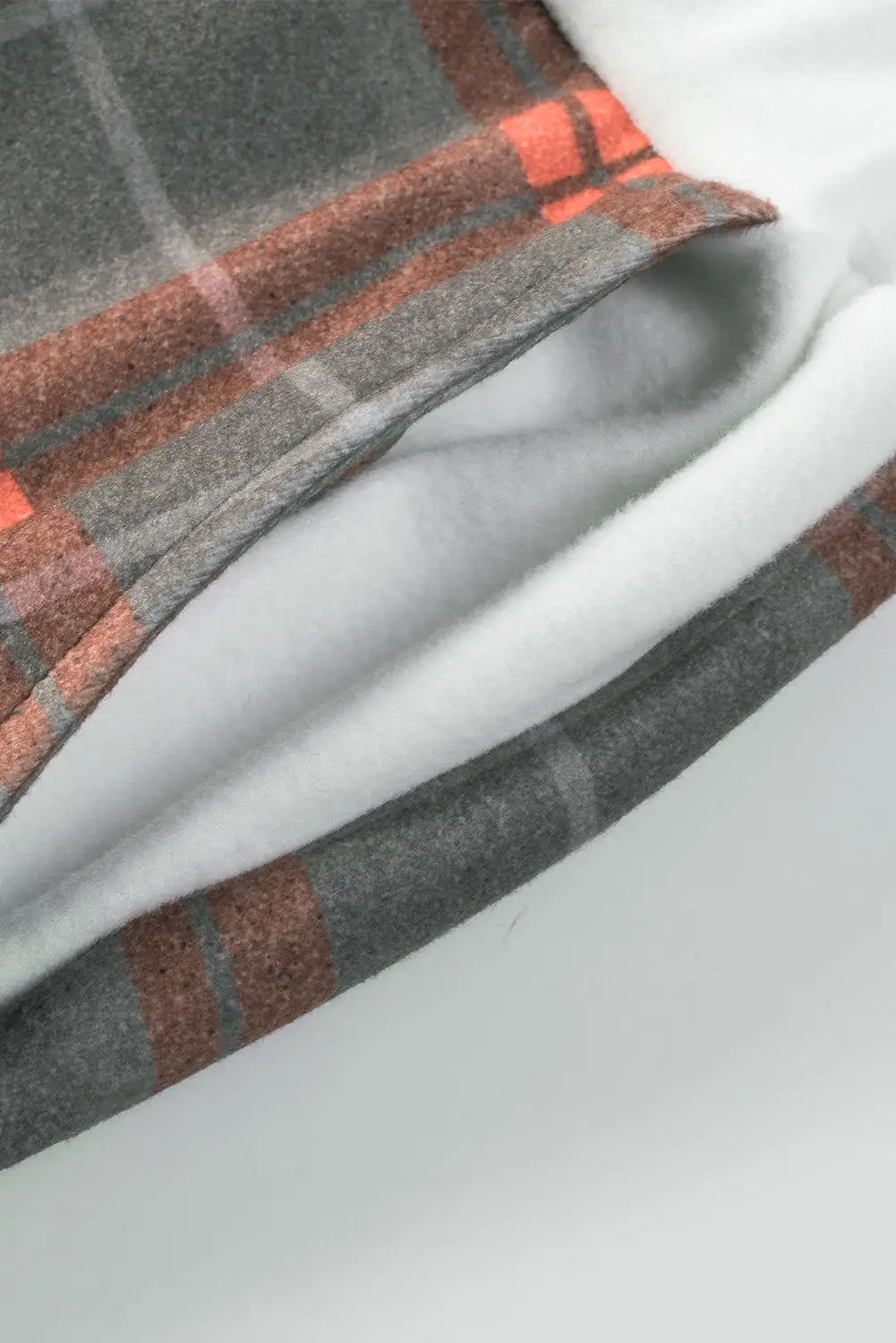 Plaid brushed 2pcs loungewear set