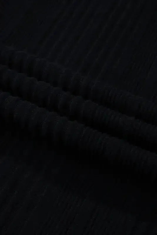 Ribbed Color Block Mini Dress - Fashionfitz