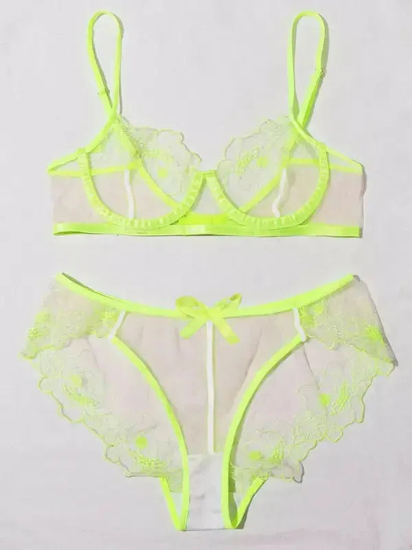 Shine For Me Mesh 2 Piece Set - Fashionfitz