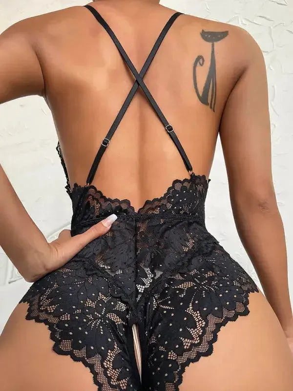 Summer Love Lace Teddy Lingerie - Fashionfitz