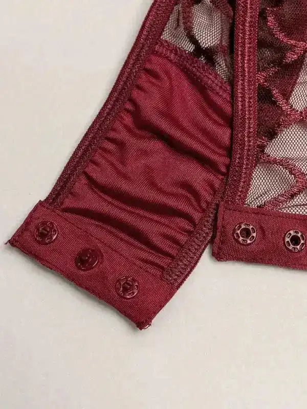 Unchain My Heart - Teddy Garter Lingerie Set - Fashionfitz