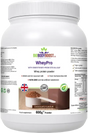 WheyPro Chocolate Whey Protein Powder — premium whey concentrate rich in essential amino acids for muscle building, BioBodyBoost UK