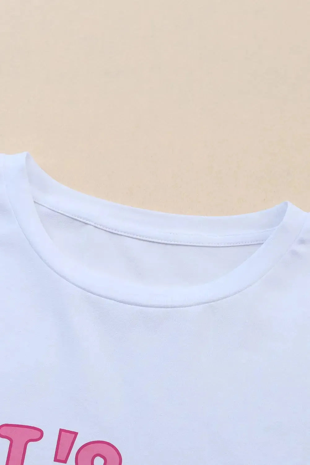 White lets go girls western graphic tee