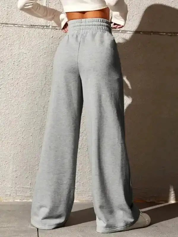 Wide Leg Loose Sweatpants Casual Trousers - Fashionfitz