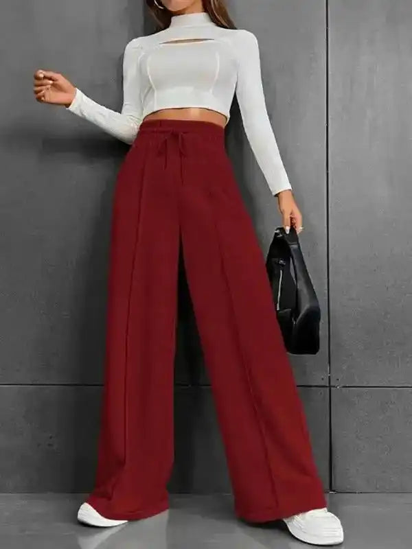 Wide Leg Loose Sweatpants Casual Trousers - Fashionfitz