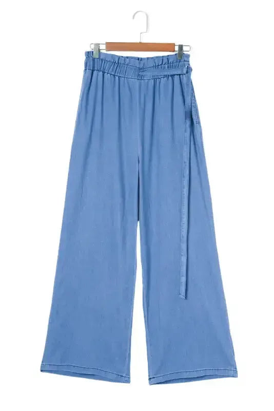 Wide Leg Tencel Jeans - Fashionfitz