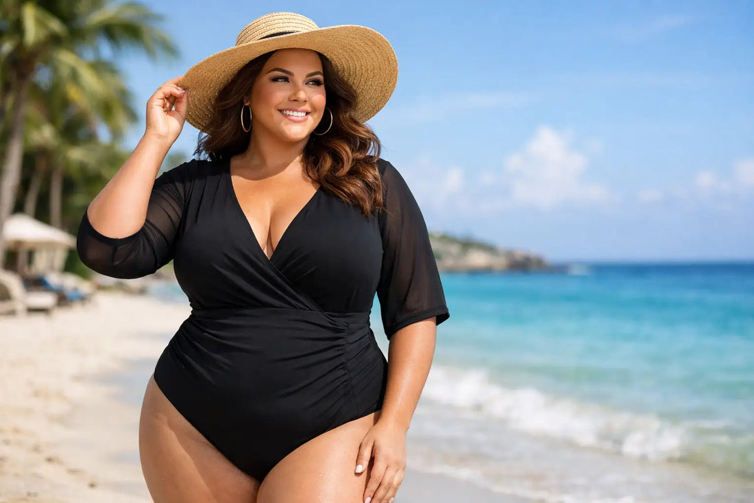 Plus Size Swimwear With Sleeves That Slay