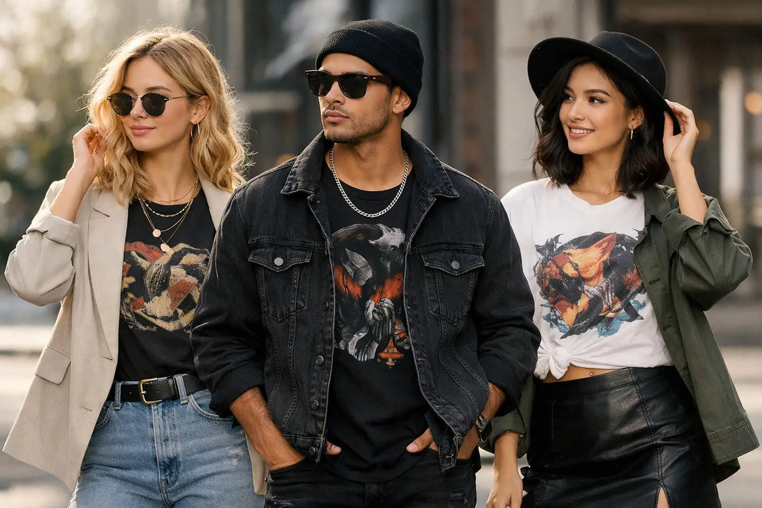 How to Style Trendy Graphic Tees