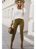 Elevate Your Activewear with Top Split Hem Flare Leggings - Fashionfitz