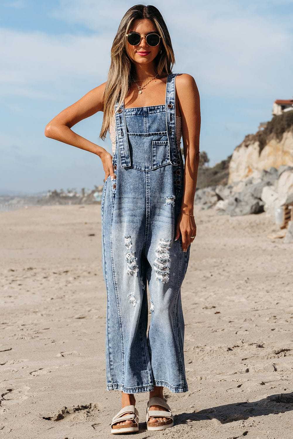 Vintage Vibe Denim Overalls