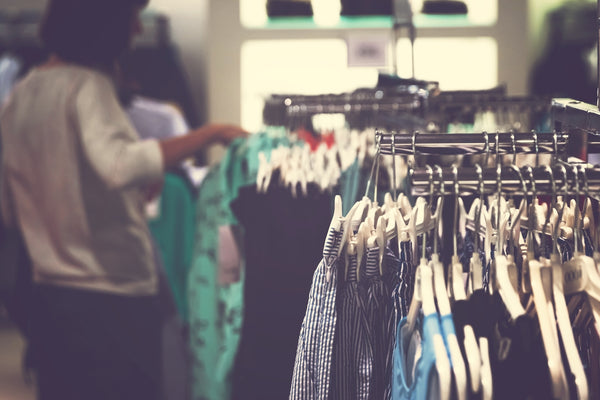 woman at the women's apparels inside department store