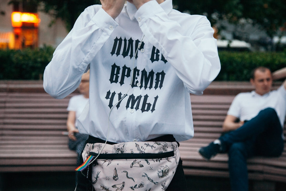 person in white and black long sleeve shirt