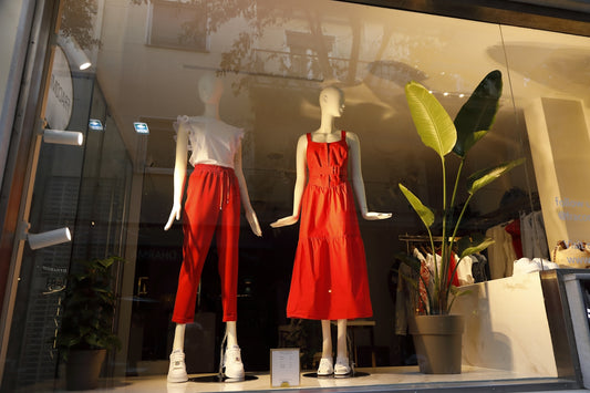 mannequins in a store