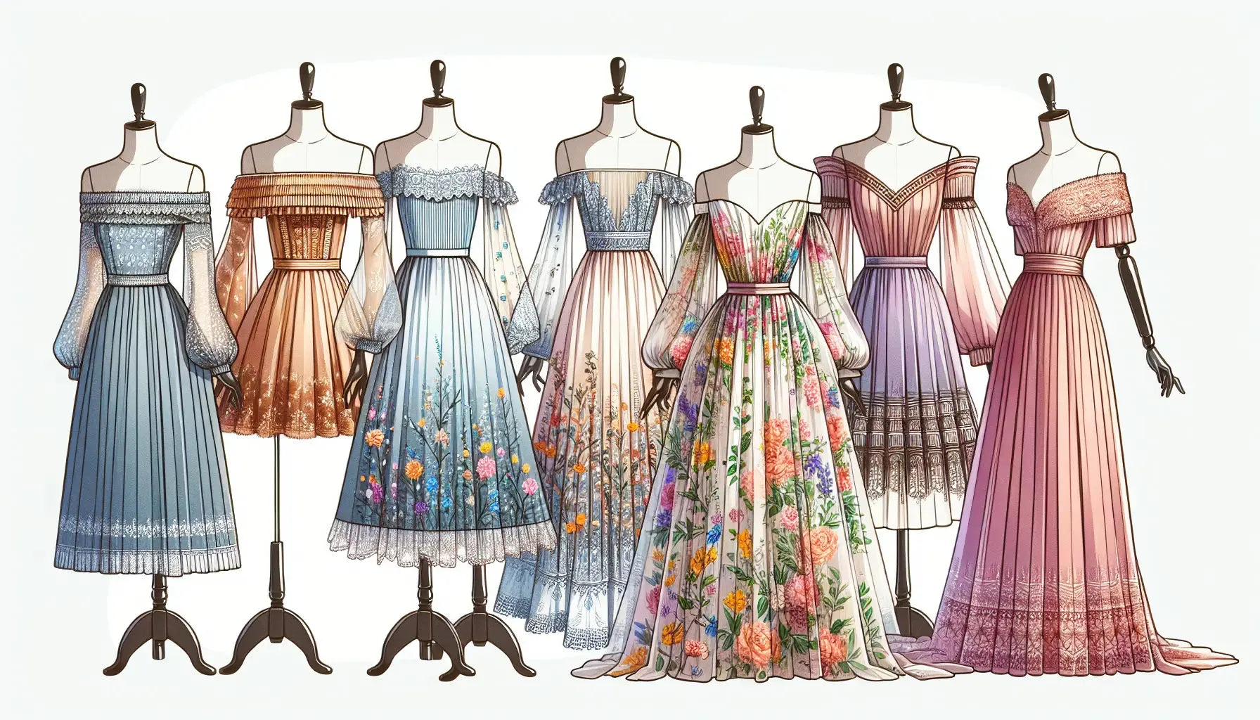 Expert insight: the rise of off-the-shoulder dresses in uk wedding guest attire