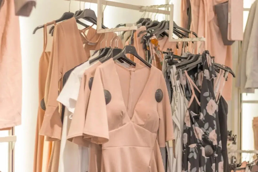 A variety of stylish A-line dresses displayed in a boutique for those wondering where to buy A-line dresses