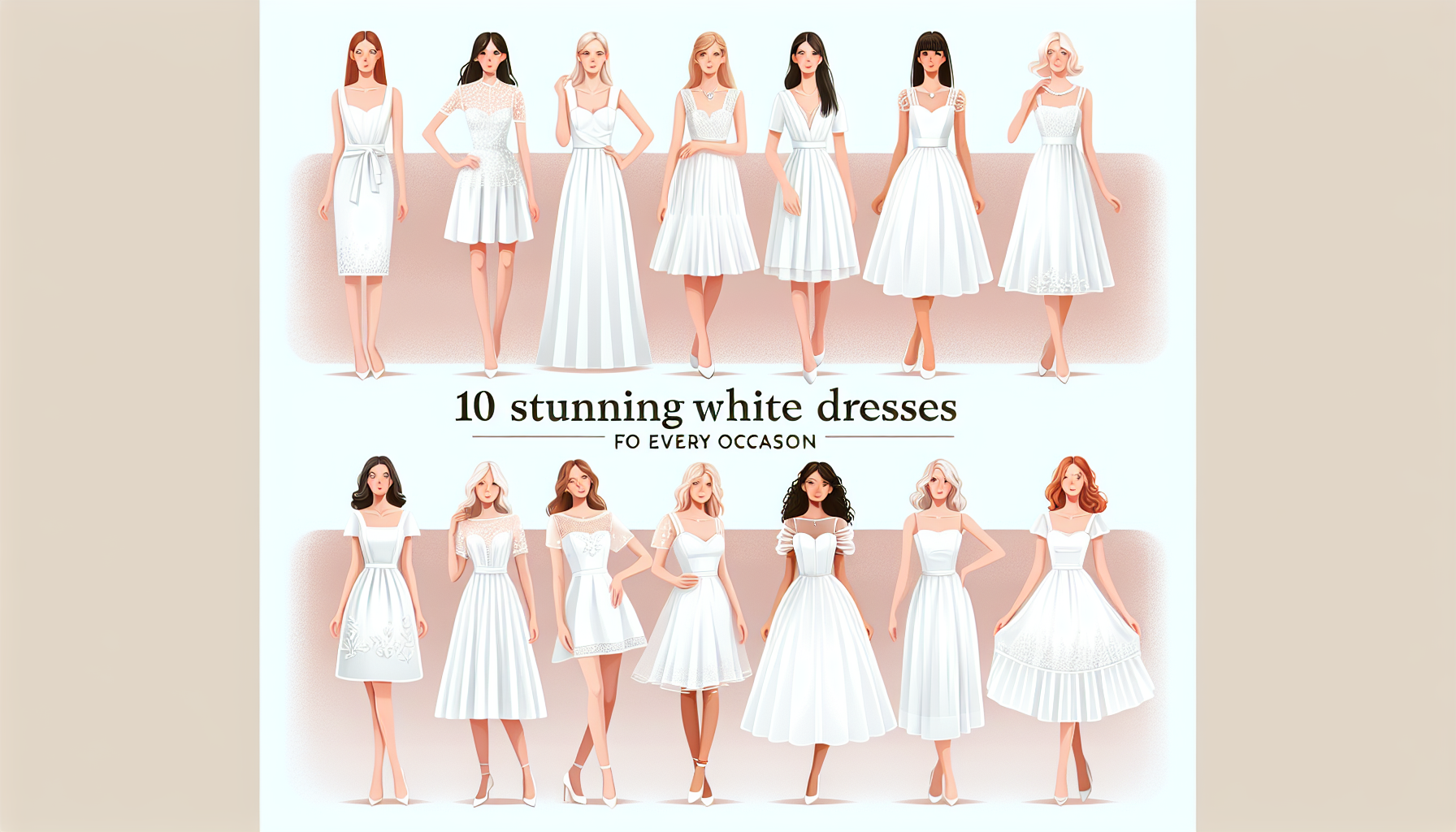 10 stunning white dresses for every occasion
