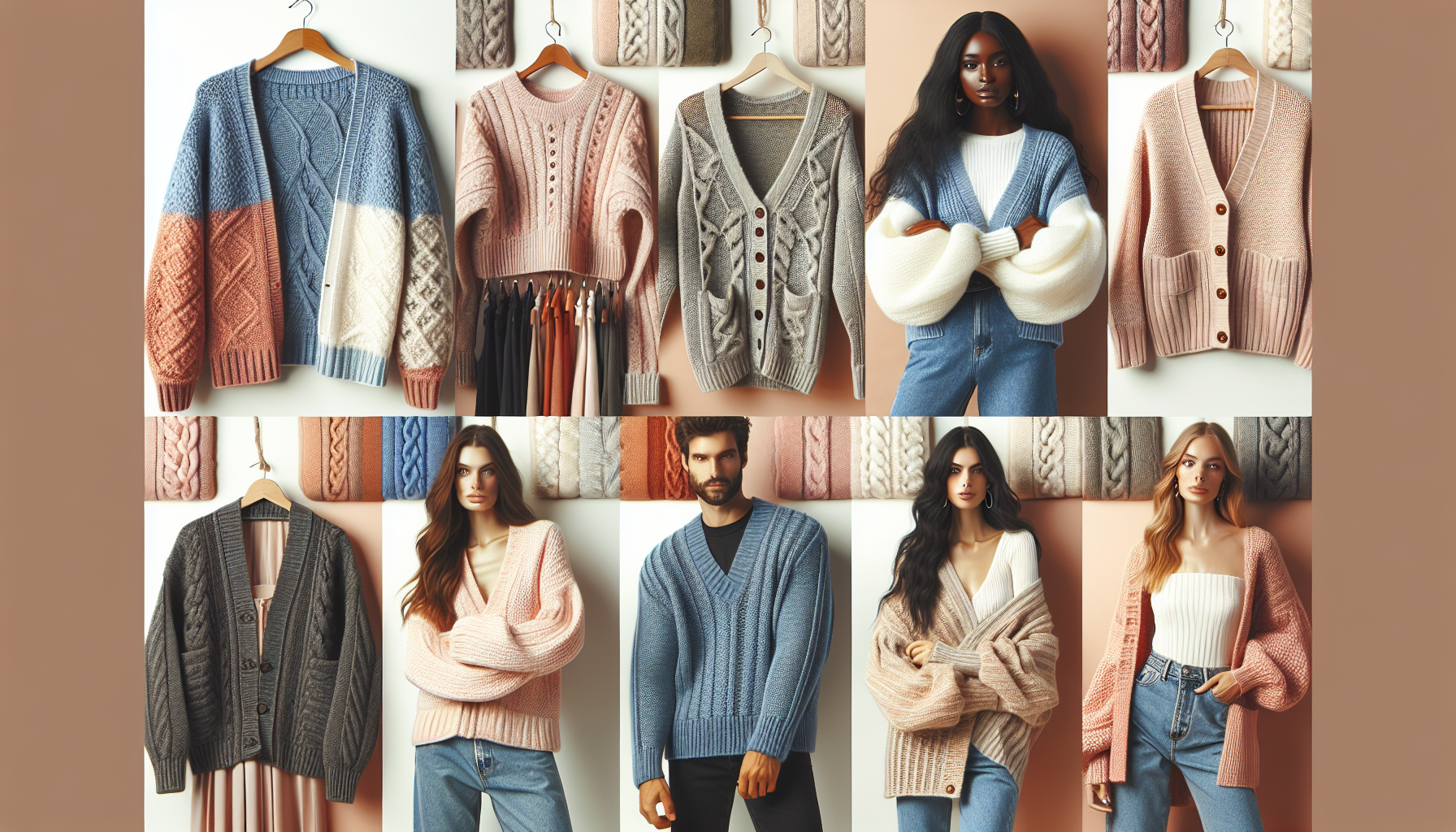 Cardigan styles for every wardrobe: stay warm