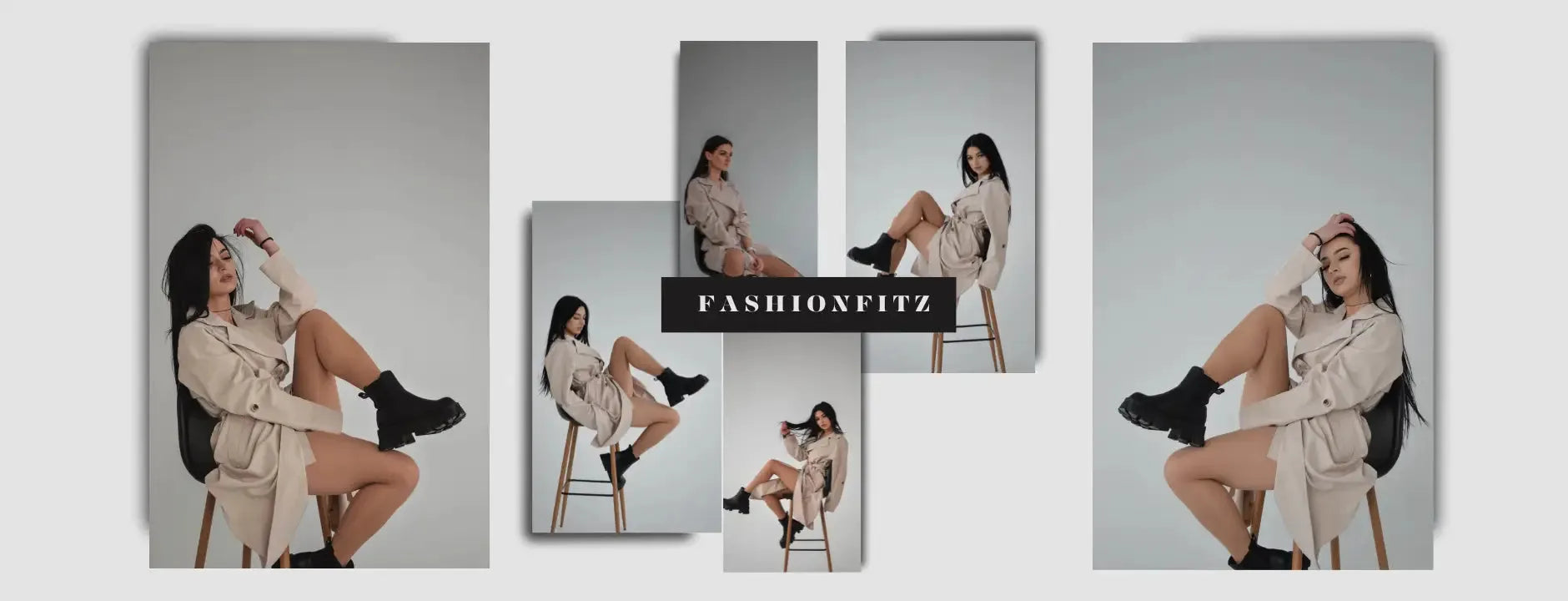 Fashion model showcasing urban styles in the Streetwear Revolution collection featuring a chic outfit