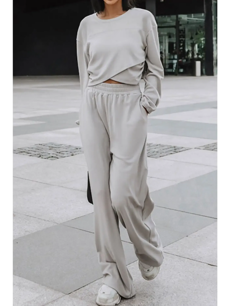 Trendy co-ord outfits showcasing a stylish two-piece set for women's comfort and fashion