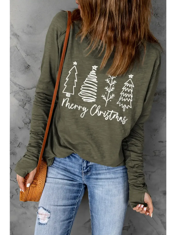 Women’s graphic long sleeve shirt
