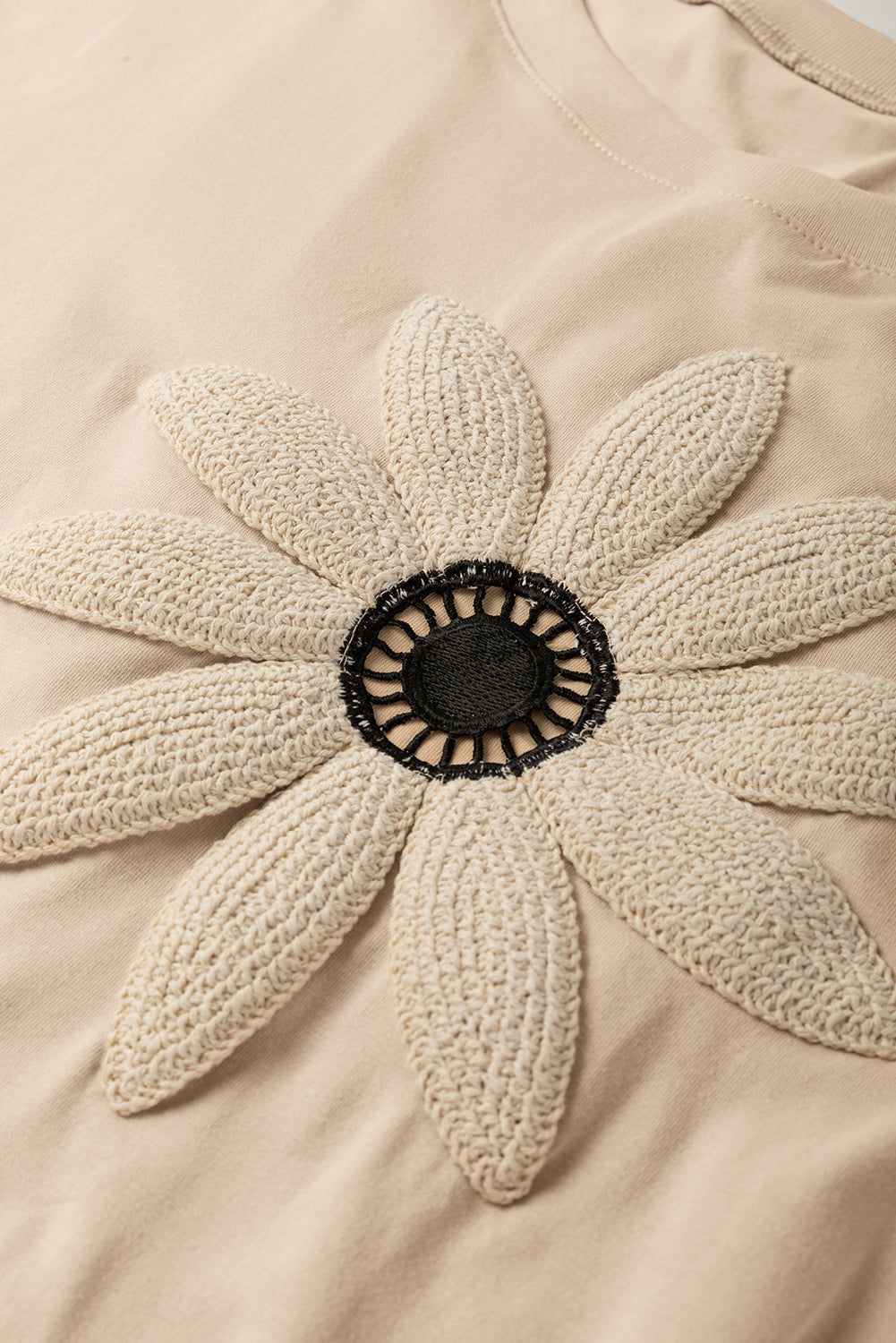 Crochet Bloom Harmony Tee